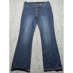 Levi 526 Slender Bootcut Jeans Womens 12 Blue Dark Wash Pockets Stretch Cotton